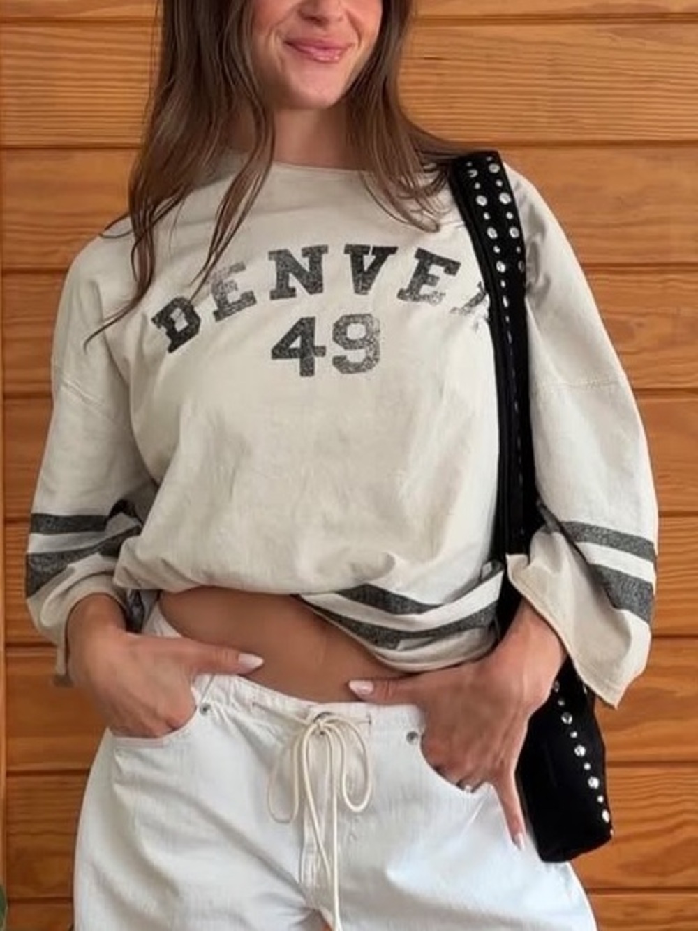 Zara jersey top